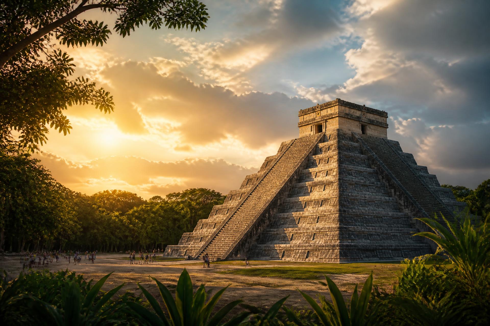 Zona arqueológica maya en la Península de Yucatán